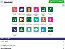 Tablet Screenshot of chiclayo.elclasificado.com